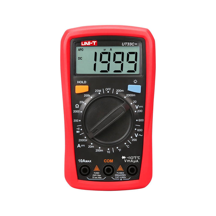 Universal Uni-T UT33C meter + temperature measurement