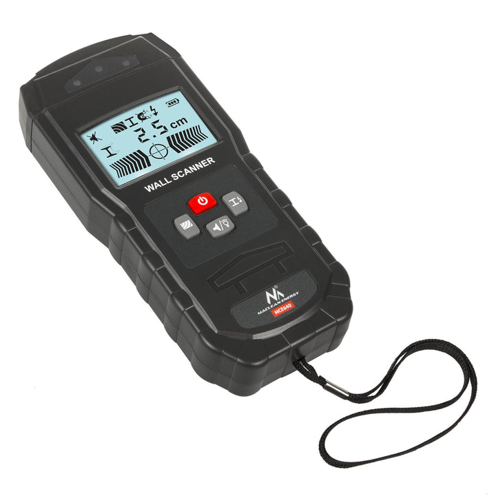 Maclean MCE640 Wall Scanner Locating Device 3 in 1 Wood Metal Detector Wall Sensor LCD Display for Wood Live AC Wire Metal Studs Joist Detection