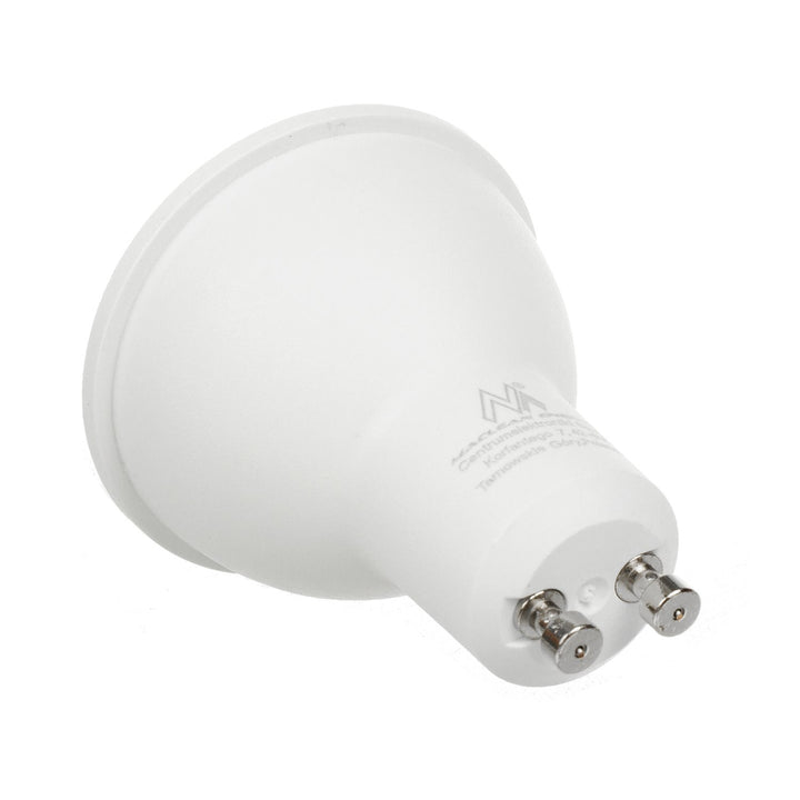 Maclean Energy MCE435 bolgán faoi stiúir GU10 5W WW te bán 3000K, 220-240V ~, 50 / 60Hz, 400 lumens