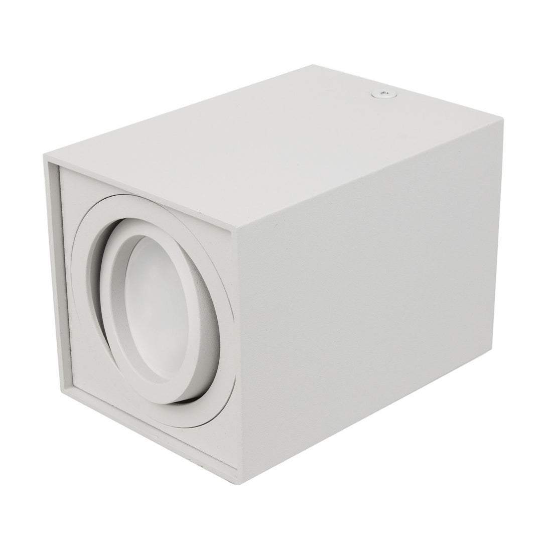 GU10 MCE426 halogen surface mounted, luminaire, 80x80x115mm, square, aluminum