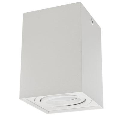 GU10 MCE426 halogen surface mounted, luminaire, 80x80x115mm, square, aluminum