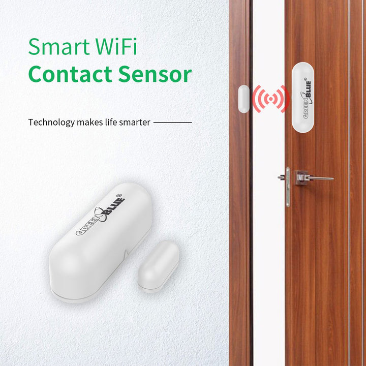 GreenBlue GB715 Smart WiFi Contact Sensor with notification when opening and closing
