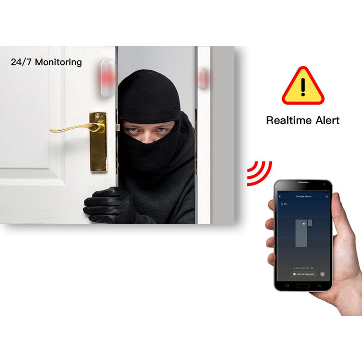 GreenBlue GB715 Smart WiFi Contact Sensor with notification when opening and closing