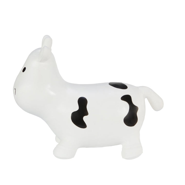 Hoppimals rubber jumper white cow - huge and unique fun from jumping