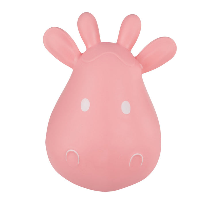 Hoppimals Pink Cow Rubber Jumping Space Hopper Jumper Toy with Pump