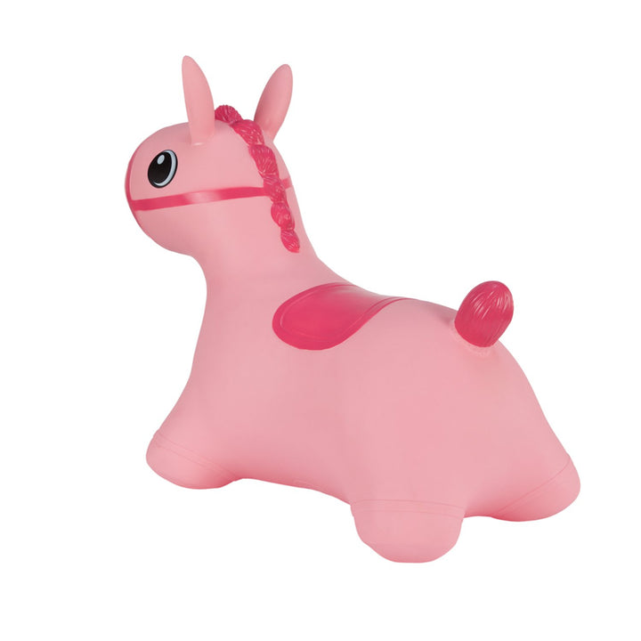 Hoppimals rubber jumper pink horse - a huge and unique fun from jumping