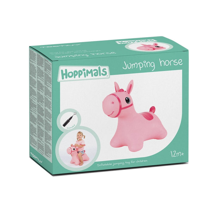 Hoppimals rubber jumper pink horse - a huge and unique fun from jumping