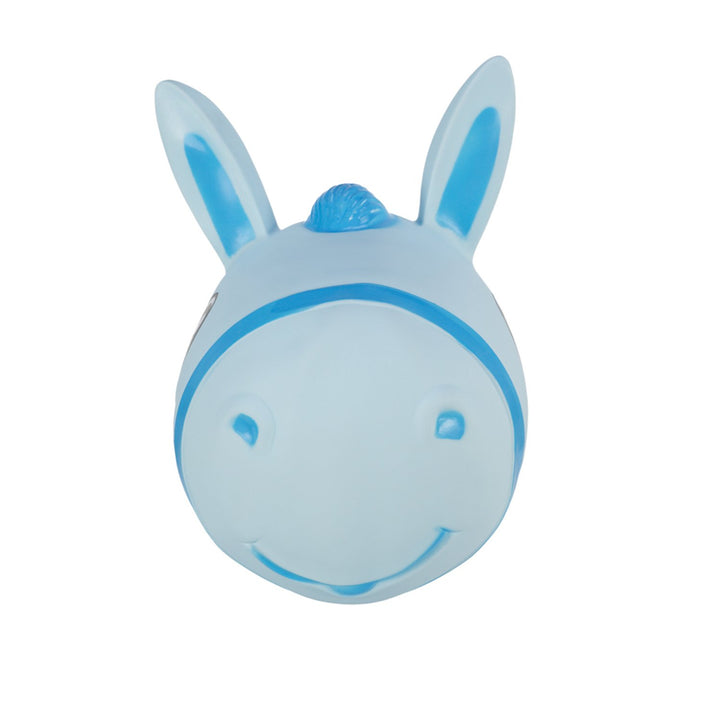 Hoppimals Blue Horse Rubber Jumping Space Hopper Jumper Toy with Pump