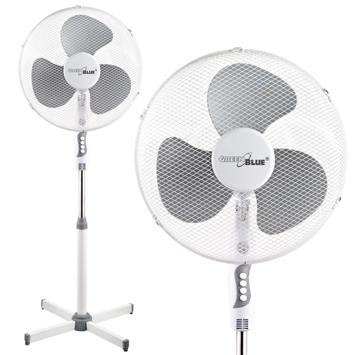 GreenBlue GB560 floor fan, 40W, 3 airflow levels, 1.20m high, 1.5m , GB560