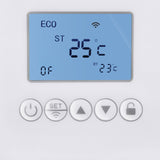 Maclean MCE504 Infrared Wall Heater Panel Radiator Timer Thermostat WiFi LCD Tuya Smart App 425W
