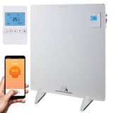 Maclean MCE504 Infrared Wall Heater Panel Radiator Timer Thermostat WiFi LCD Tuya Smart App 425W