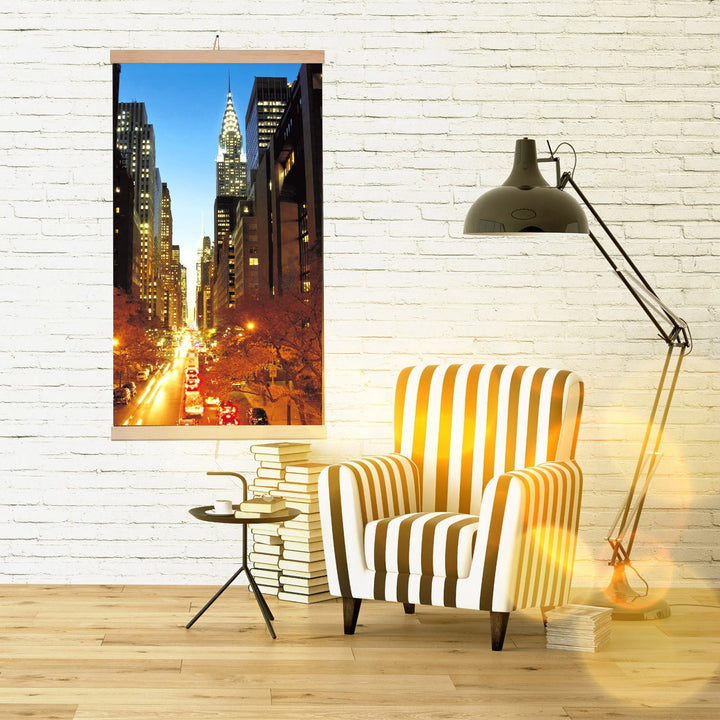 Infrared heater - flexible heating panel 430W TRIO pattern 2 Manhattan, dimensions 100x57cm with controller