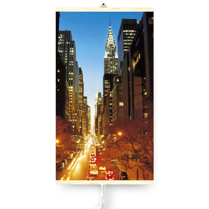 Infrared heater - flexible heating panel 430W TRIO pattern 2 Manhattan, dimensions 100x57cm with controller