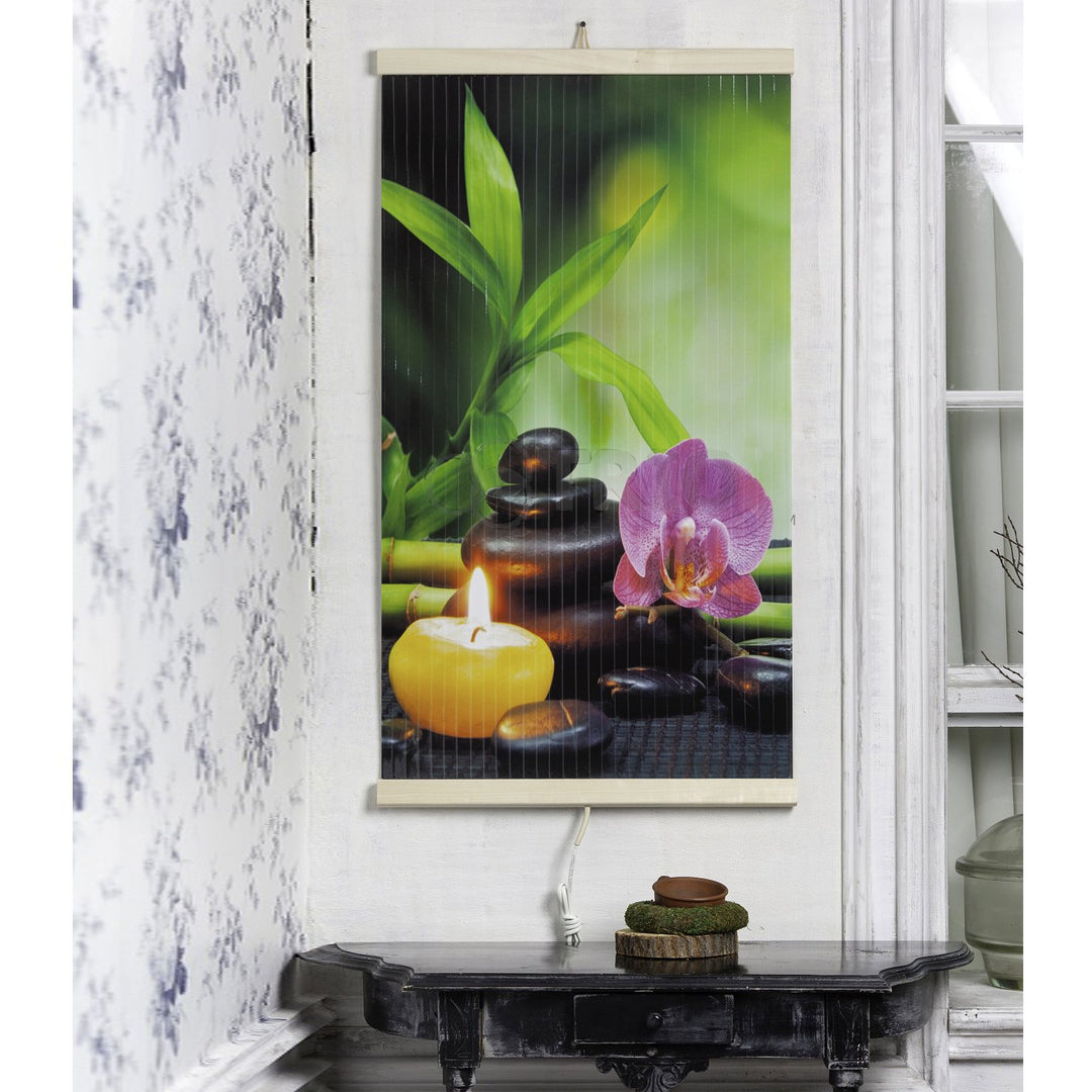 Infrared heater - flexible heating panel 430W TRIO pattern 3 harmony, dimensions 100x57cm with controller