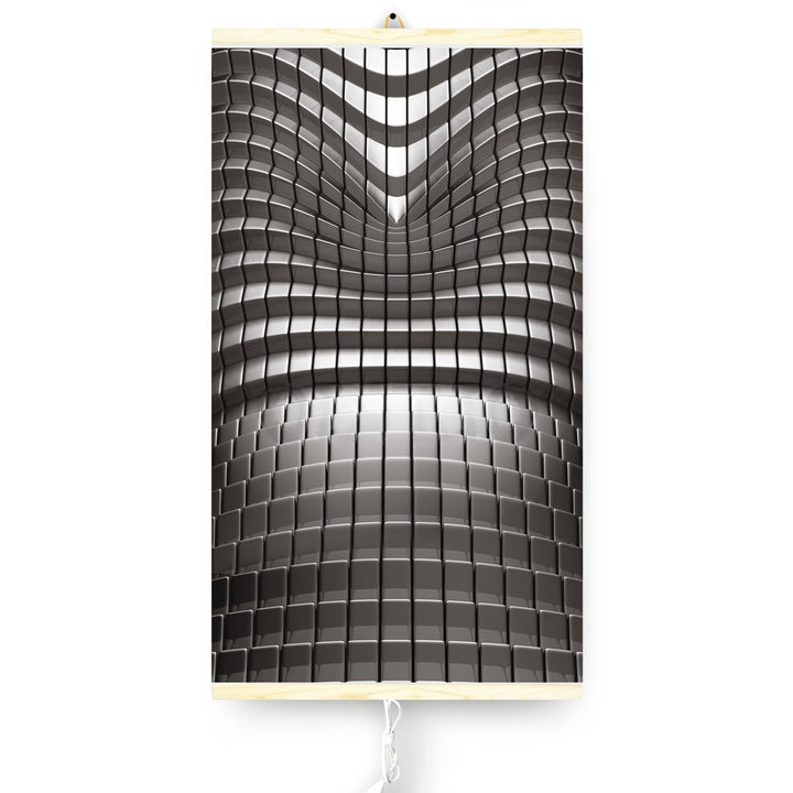 Infrared heater - flexible heating panel 430W TRIO pattern 7 abstract, dimensions 100x57cm with controller