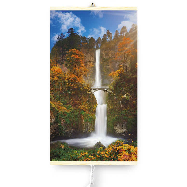 Infrared heater - flexible heating panel 430W TRIO pattern 15 waterfall, dimensions 100x57cm with controller