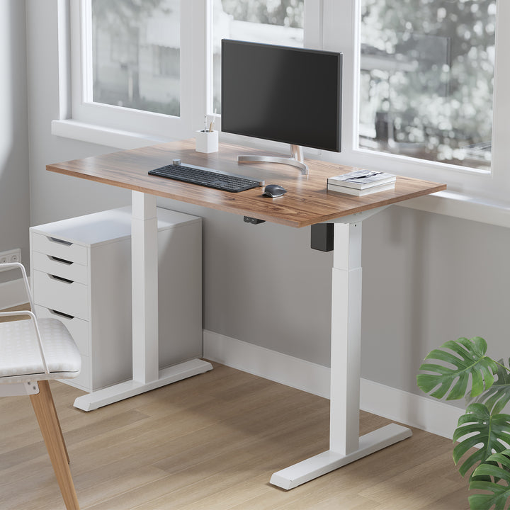 Ergo Office ER-403 Sit-stand Desk Table Frame Electric Height Adjustable Desk Office Table Without Table Top White