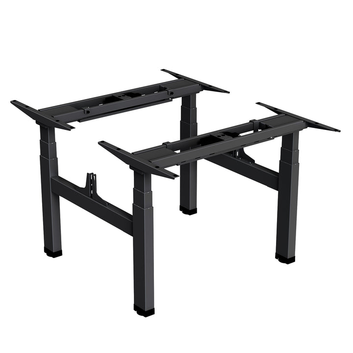 Ergo Office ER-404B Electric Double Height Adjustable Standing/Sitting Desk Frame without Desk Tops Black