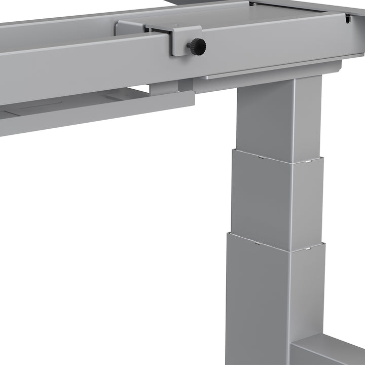 Ergo Office ER-404G Electric Double Height Adjustable Standing/Sitting Desk Frame without Desk Tops Gray