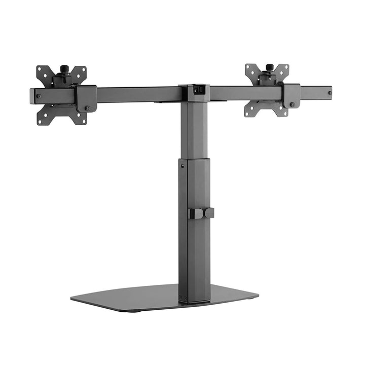 ERGOOFFICE ER-411 Universal 2 x Monitor Bracket Holder Free Standing for Two Monitors 17" - 27'' 2 x 6kg