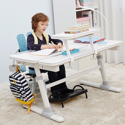 ERGOOFFICE ER-412 Ergonomic Footrest Adjustable Tiltable Textured Surface Massage Home Office