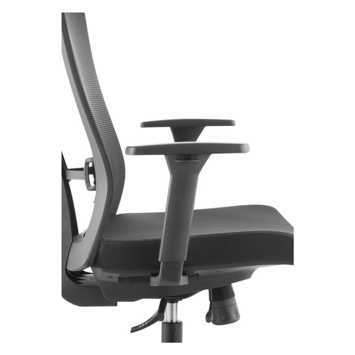 Oifig Ergo Cathaoirleach Eirgeanamaíochta Baile Oifige Rothaí Mogalra Adjustable Swivel Armrest Durable