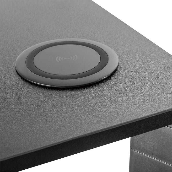 Ergo Office ER-415 Monitor Stand Shelf Wireless Qi Charging Adjustable 17" - 32" 20kg Induction Charger