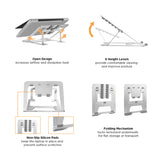 ERGOOFFICE ER-416 Ultra-thin Foldable Laptop Stand