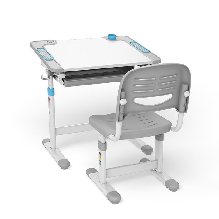 Ergo Office ER-418 Kids Height Adjustable Ergonomic Desk with Chair Set max. 75kg  Manual Adjustment Tilting 40°