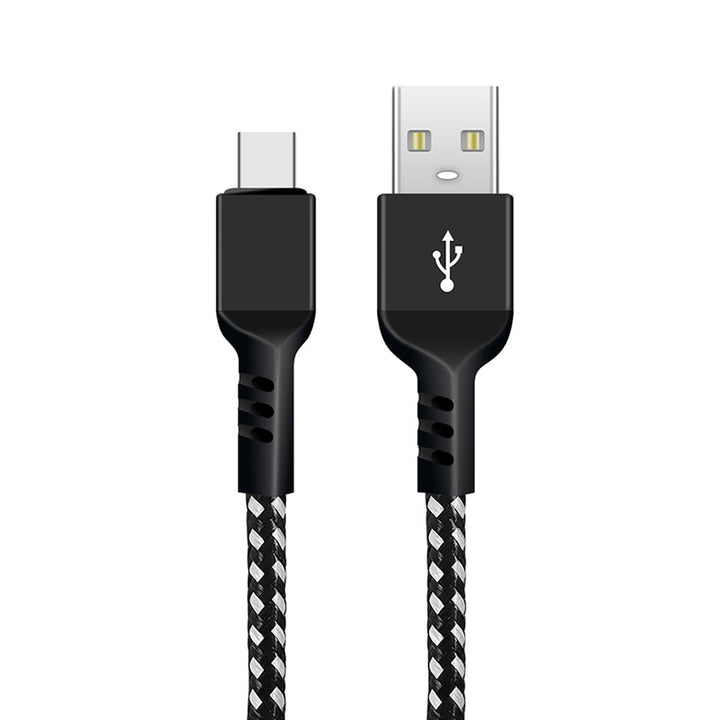 USB to USB-Type-C cable, charging cable 1m Fast Charge 5V / 2.4A data cable, high-speed charging cable, nylon braided connection cable, data transmission (USB-Type C) ...