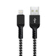 USB to Lightning cable charging cable 1m Fast Charge 5V / 2.4A data cable Fast charging cable High speed nylon braided connection cable data transmission (8-pin)
