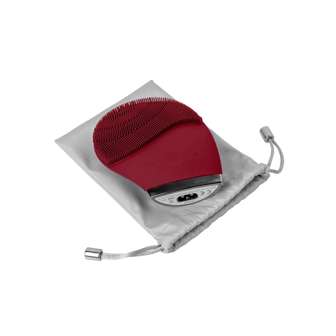 Concept Sonivibe sonic skin brush in burgon color
