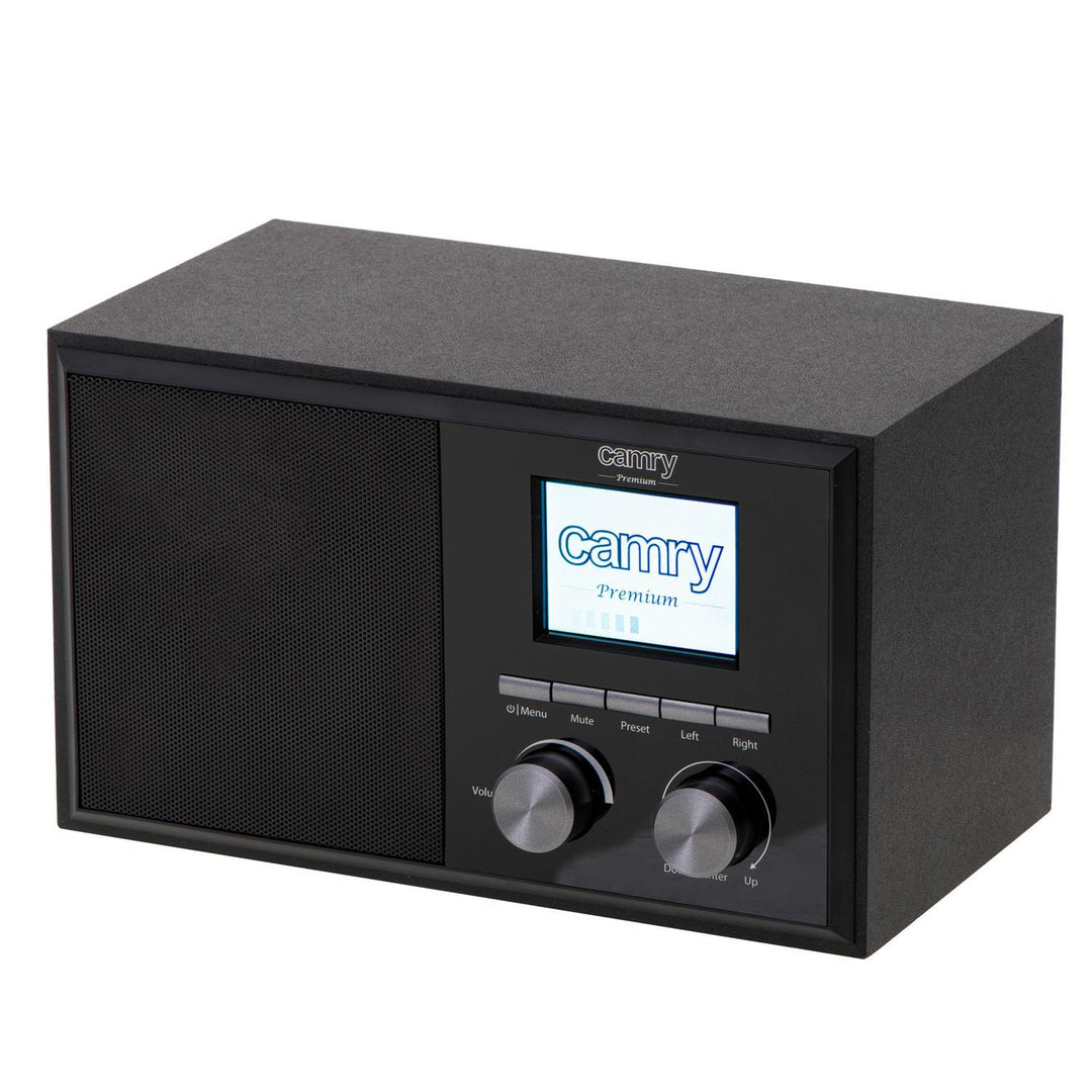 Camry CR 1180 DAB Wi-Fi Internet Radio With Over 20,000 Stations Worldwide AUX Headphone Jack