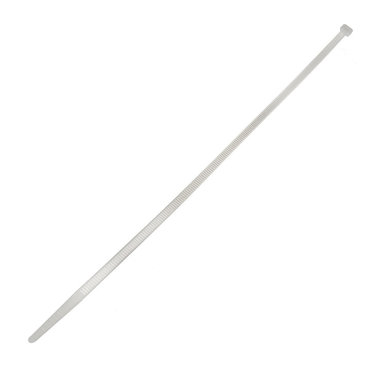 Cable ties (100 pieces) Maclean MCTV-464 W - white, 4.8x200mm, resistant to UV, temperature of use - 40 +85 degrees C.