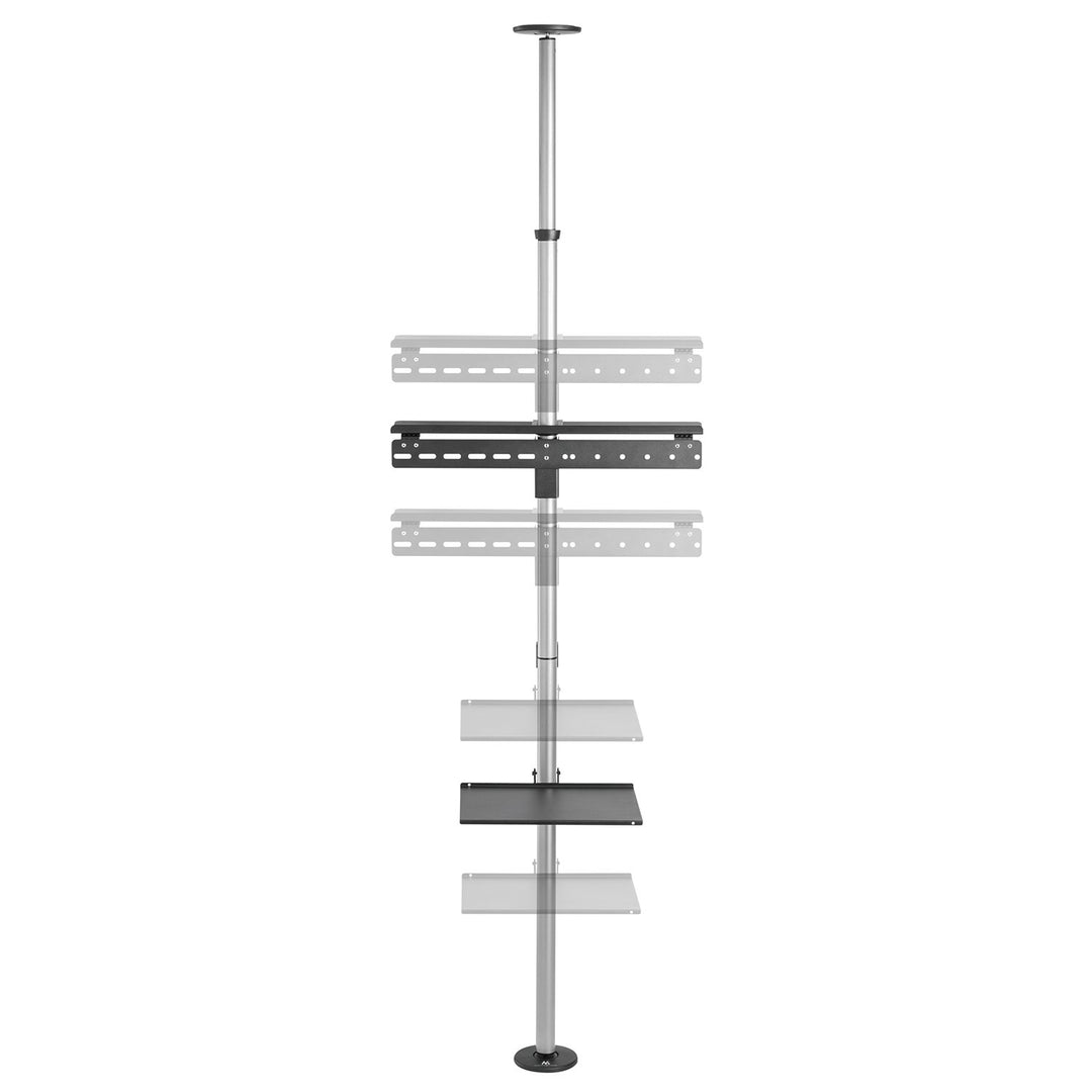 Maclean MC-791N Telescopic TV Bracket Mount Holder Floor to Ceiling Universal Holde 37 "- 70" 30 kg QLED OLED LED LCD DVD