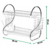 S-shaped dish dryer Maestro MR-1025-38 38cm