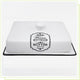 White ceramic butter dish - ergonomic shape MR20030-45