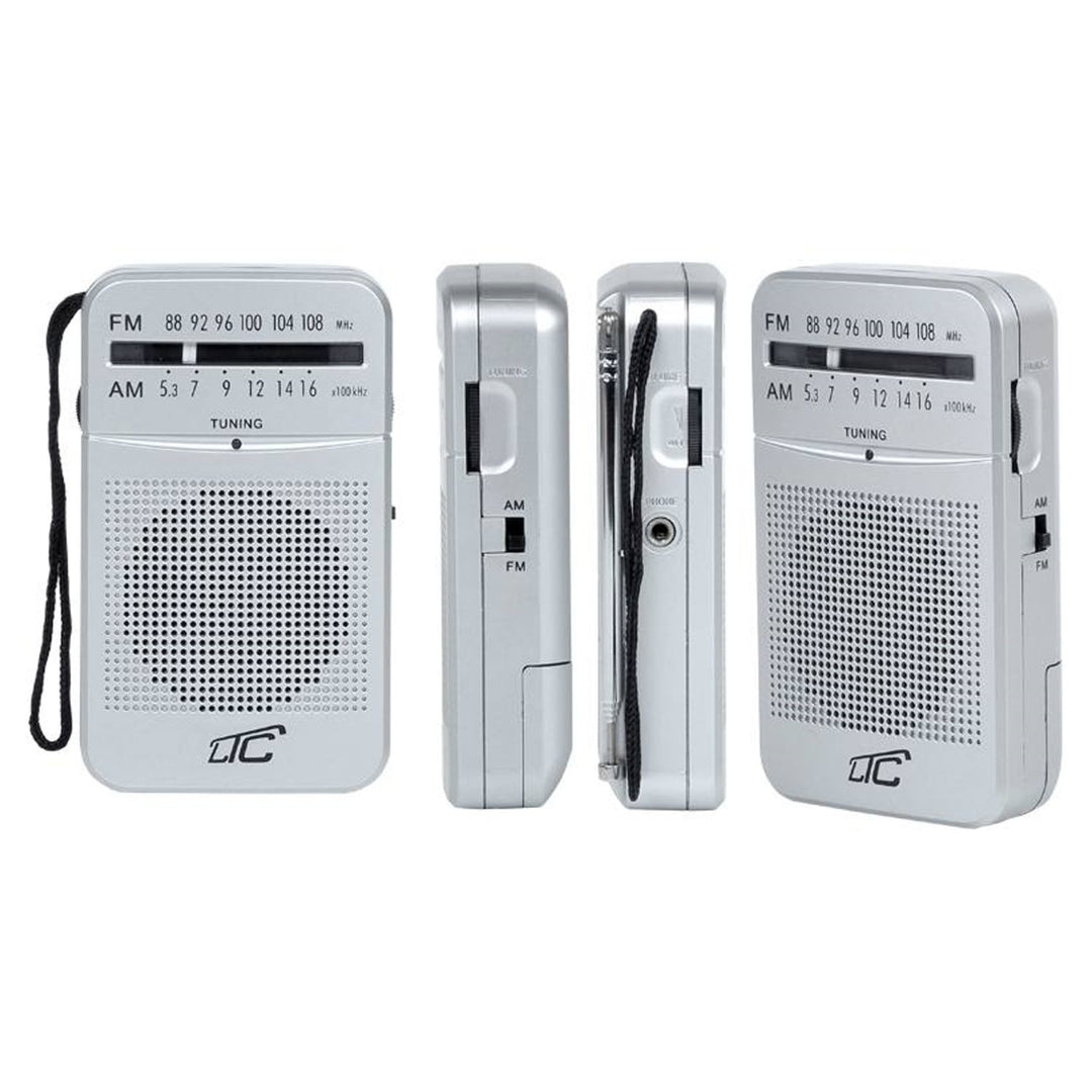 LTC Retro Lega portable radio with a telescopic antenna
