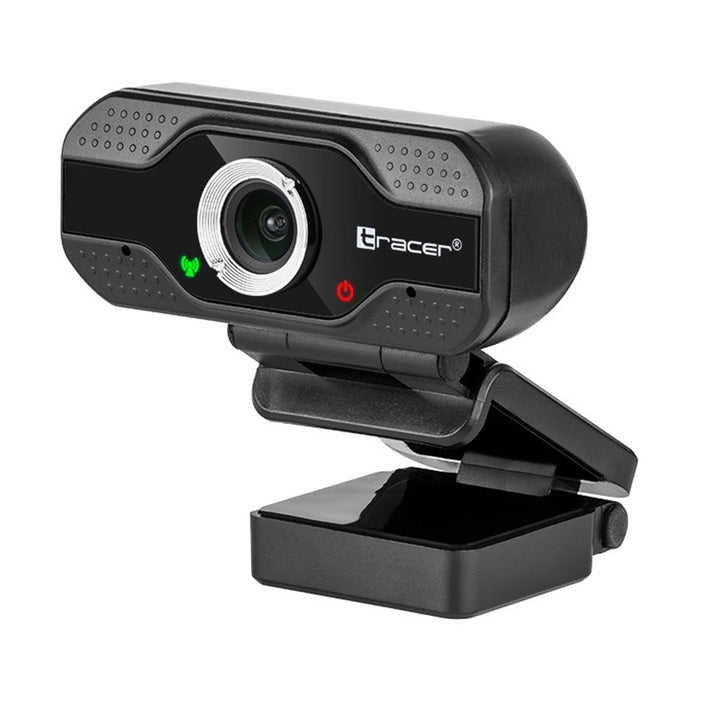 Tracer WEB007 USB Webcam with Microphone FullHD 30 fps 120° Field of View Light Correction Home Office Streaming Camera