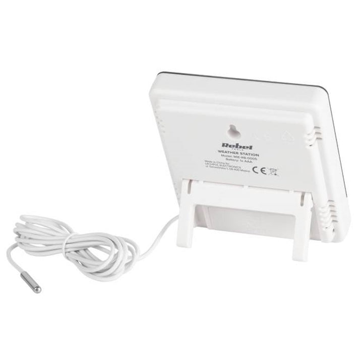 Stáisiún Aimsire Baile Rebel RB-0005 le Féilire Tomhais Taise &amp; Teochta &amp; Feidhm Aláraim