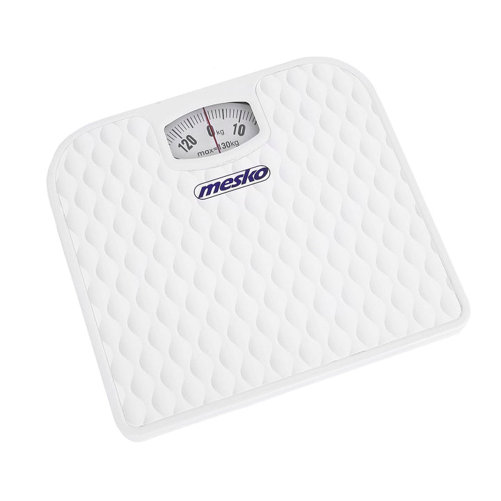 Mesko Mechanical Analog Bathroom Scale Up to 130kg Personal Easy to Callibrate