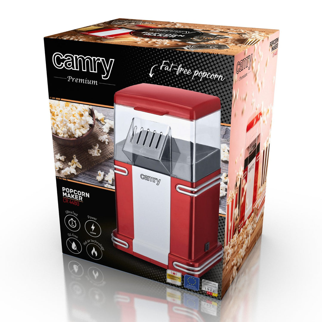 Camry CR 4480 stylish and elegant popcorn maker - retro look