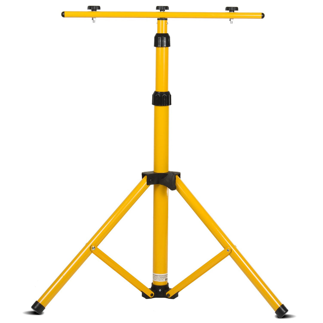 Maclean MCE583 tripod for floodlights construction spotlight work light floodlight stand construction spotlight tripod telescope 62-150cm height adjustable steel