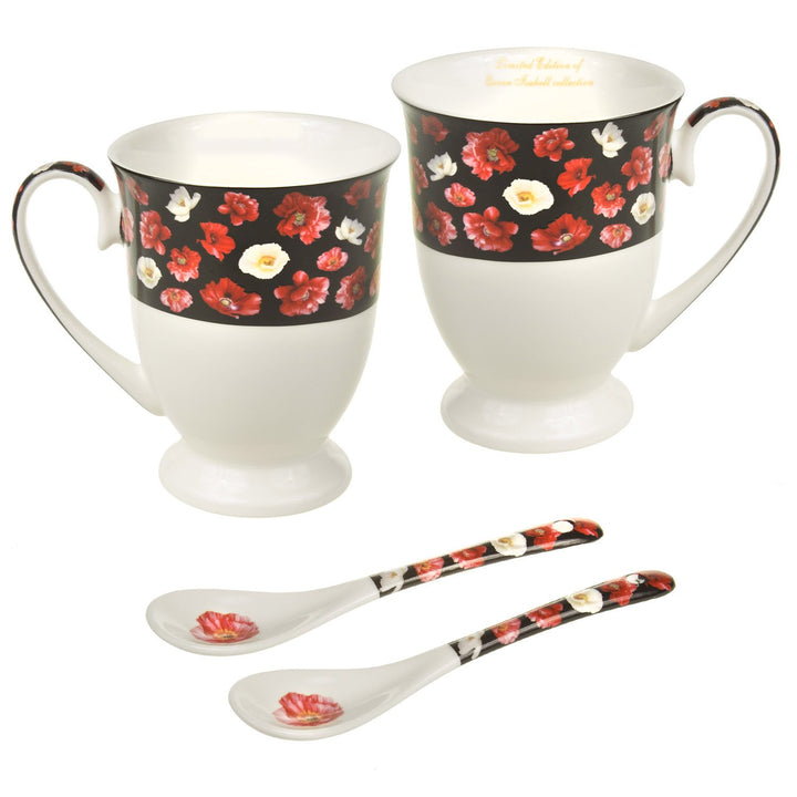 Queen Isabell W20PWB10-09653 Coffee Mugs For a Perfect Christmas And Birthday Gift Porcelain