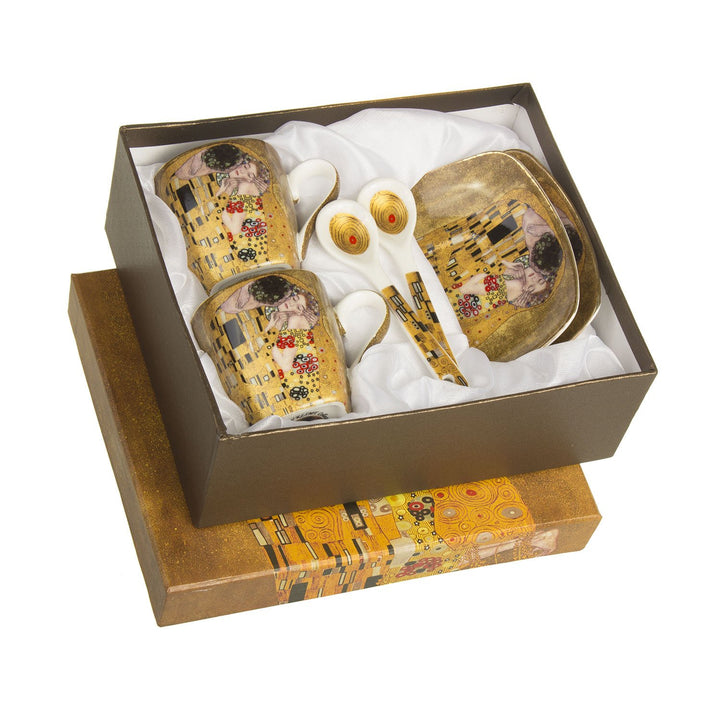 Queen Isabell W3A06-24573 Espresso Porcelain Cup Set With Suaucer