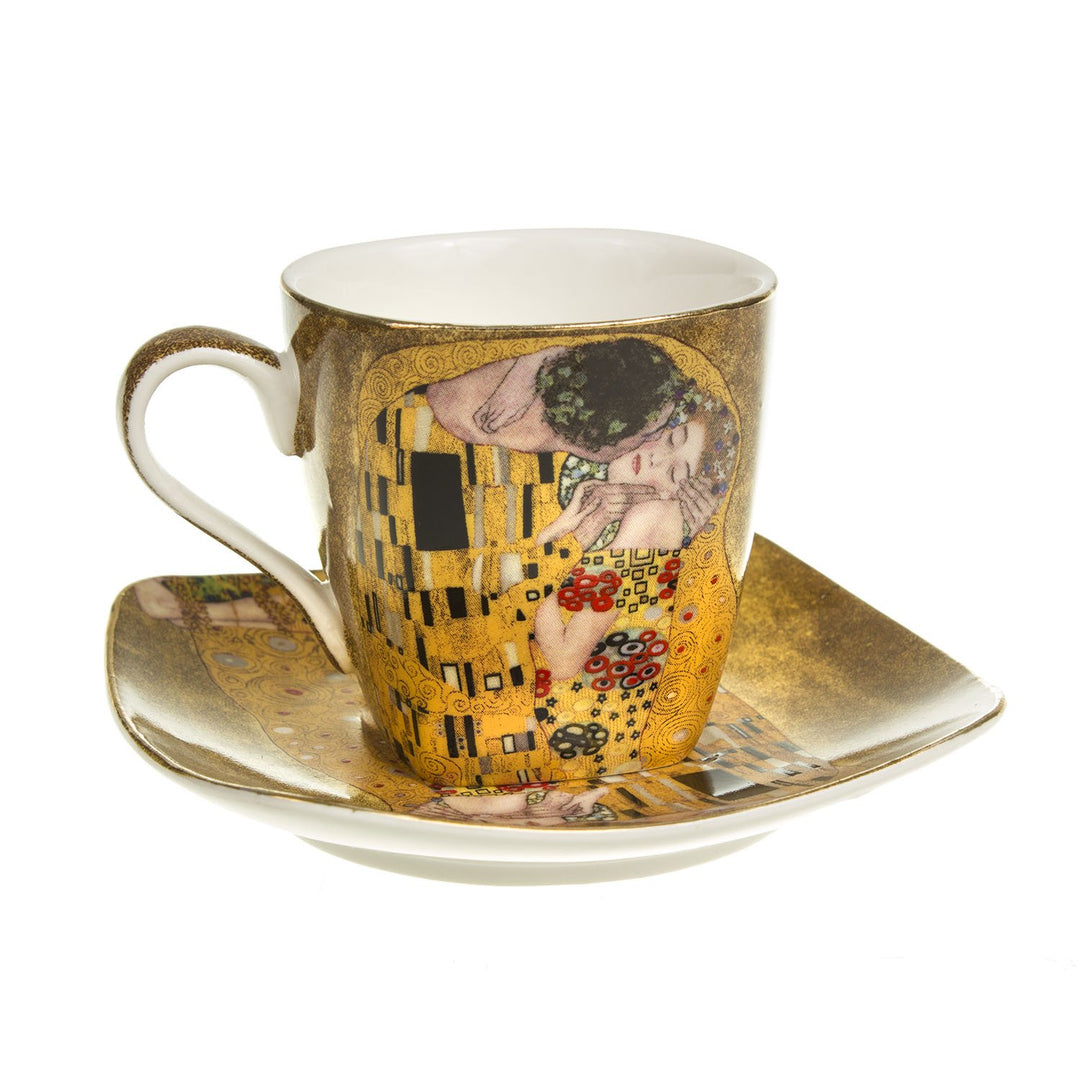 Queen Isabell W3A06-24573 Espresso Porcelain Cup Set With Suaucer