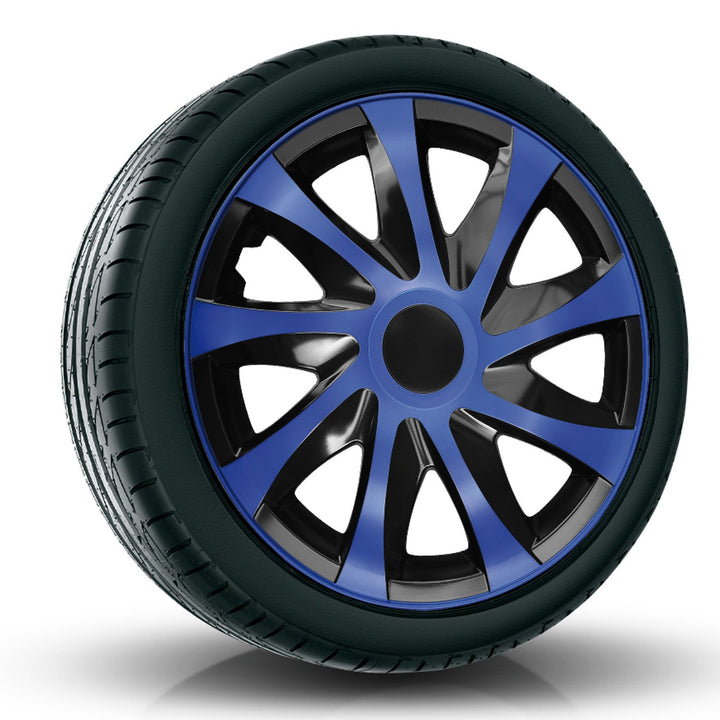 Set of hubcaps ów13" DRACO blue-black 4 pieces