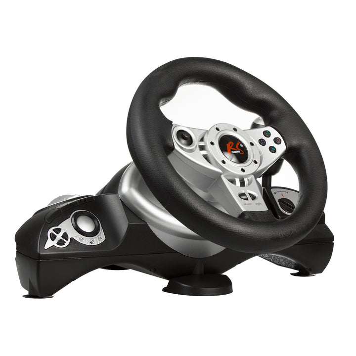 NanoRS RS700 Gaming Steering Wheel PS4 PS3 XBOX ONE XBOX ONE S PC (X-INPUT / D-INPUT) / ANDROID 8" Pedals Gearbox Vibrating