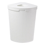 Plast Team SEOUL white laundry basket 62 L with handle