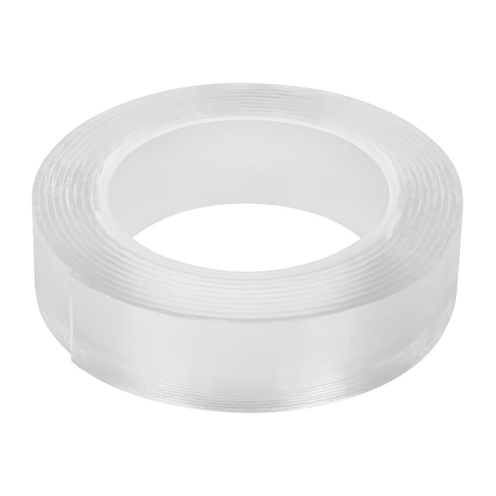 Rebel NAR0440 Double Sided Reusable Tape Nano Adhesive Removable 3 m Mounting Washable Clear